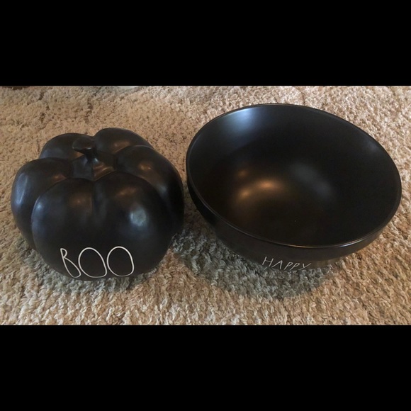 Rae Dunn "Boo" Ceramic Pumpkin Rare! - Picture 2 of 2